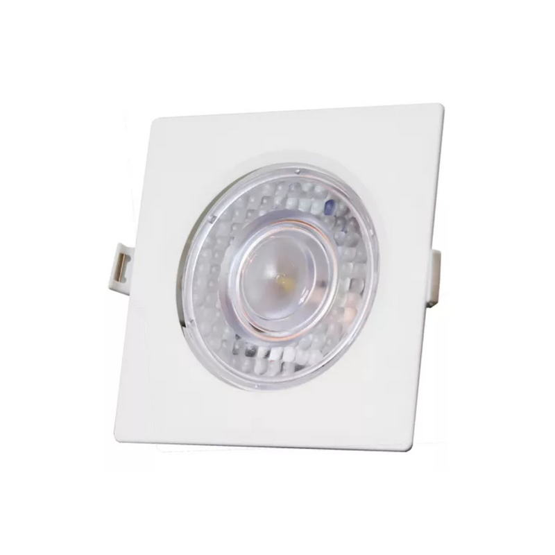 Luminaria Led de Embutir Quadrado 3000K - Brilia