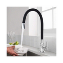 Torneira de Mesa Com Bica Flexível Gourmet Preta - Sorte Metais