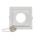 Spot Embutir Quadrado MR16 Branco - Pix Iluminação