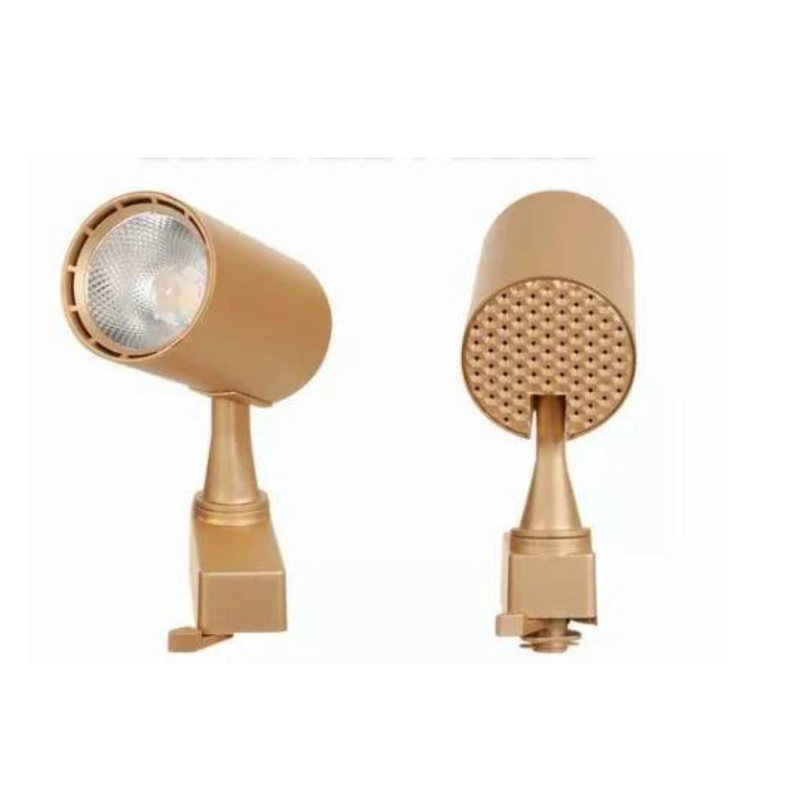 Spot Pipe Mr16 Para Trilho Ouro - Moon