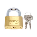 Cadeado de Latão 60mm com 2 Chaves - Pado