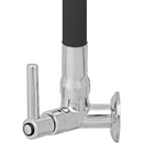 Torneira Gourmet de Parede com Bica Flexível Preta - Sorte Metais