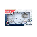 Kit de Acessórios Para Banheiro 5 Peças Dakar Cromado - Duda