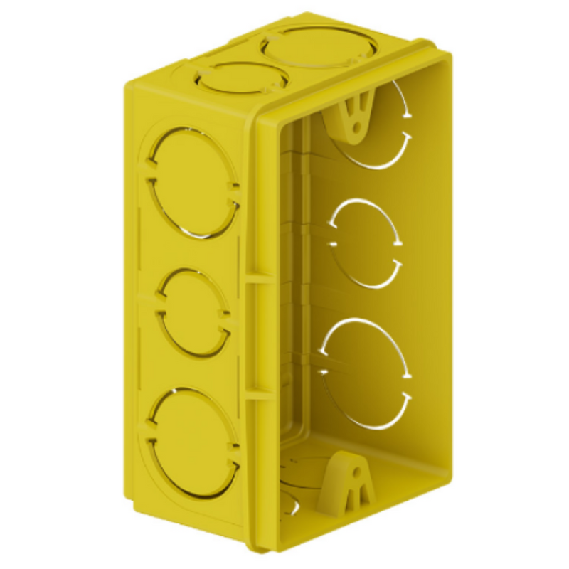 Caixa de Luz PVC 4x2 Alvenaria Amarela - Tigre