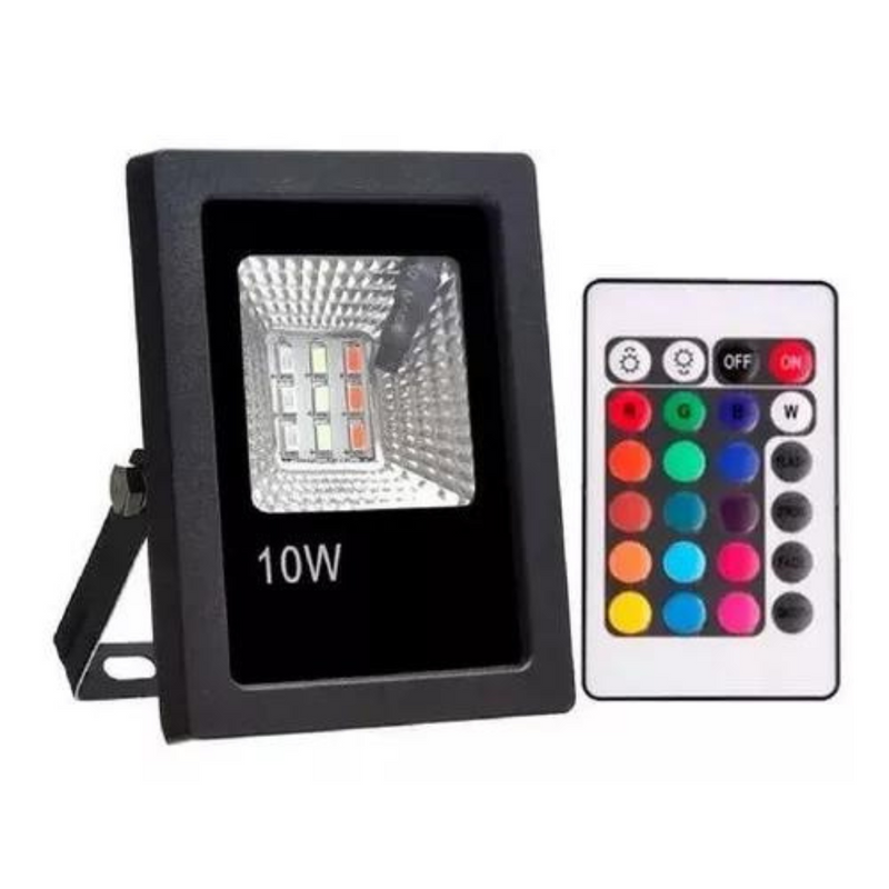 Refletor de LED RGB Exterior 10W - AAATOP