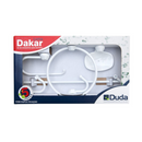 Kit de Acessórios Para Banheiro 5 Peças Dakar Branco - Duda