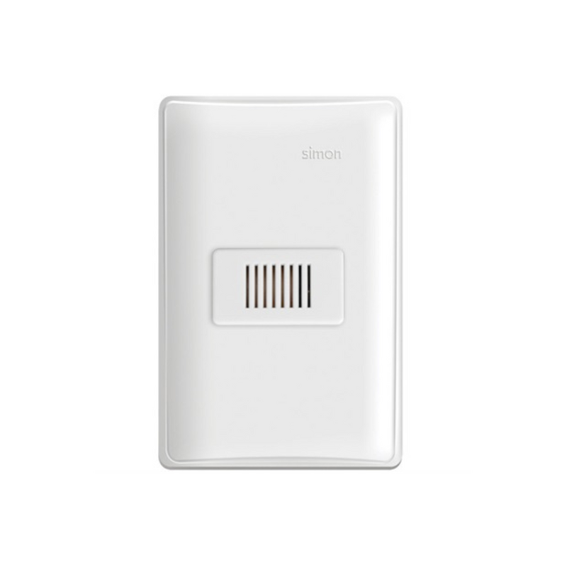 Campainha Cigarra Bivolt 110V / 220V S-19 - Branco - Simon