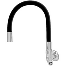 Torneira Gourmet de Parede com Bica Flexível Preta - Sorte Metais